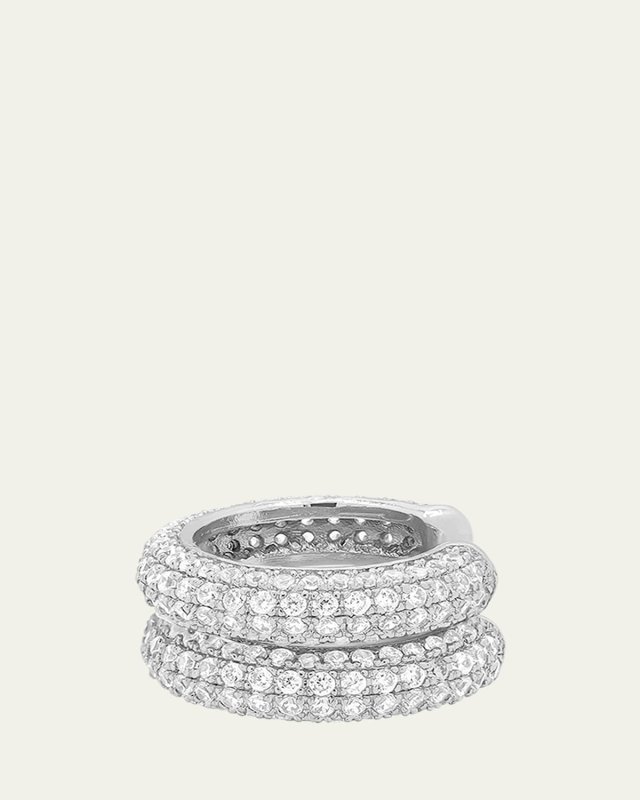 Micro Pave Ear Cuffs, Set of 2